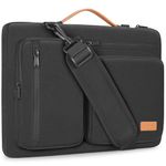 CIVOTEN Laptop Bag Case 15.6 Inch Computer Shoulder Sleeve for 16" MacBook Pro M3 Air M2 Max/16 Lenovo IdeaPad Flex 5i/Thinkbook 16+ /15" IdeaPad Gaming 3i/Dell XPS 15/LG Gram 15,Black