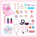 Kimiangel Makeup Kit for Girl Age 3-12 Years Old ,Kids Princess Christmas Birthday Gifts Toys for Little Girls , Non Toxic, Make Up Toy Unicorn Toys Gift for Girls