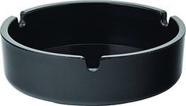 Utopia 001 Melamine Ashtrays, Black, Pack of 10