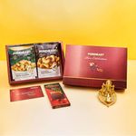 PUREHEART Pure Celebration Premium Diwali Gift Box | Dry Fruits Pack | Corporate Gift Hamper | Pepperfry Cashews & Peeled Almonds |Chocolate |Card | Decoration Lord Ganesh Metal Diya | Festive Gifting