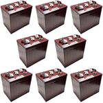 8 X TROJAN BATTERY T-105 PLUS 6V DE