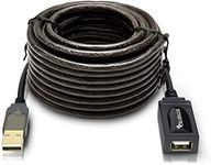 BlueRigger USB Extension Cable (5M, USB 2.0, Active, Type A Male to Female, Repeater Cable) - Compatible with Game Consoles, Printer, Camera, Webcam, Flash/Hard Drive, Keyboard