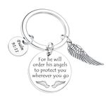 Nfyxcaz Christian Bible Keychains Bible Verse Keychain Christian Gift for Women Men Religious Gift Easter Gifts Faith Keyring