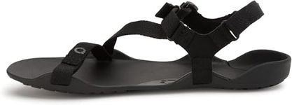 Xero Shoes Men's Z-Trek Sandals Zero Drop, Wide Toe Box, Lightweight & Packable Sport Sandals for Men Black, Size 13 UK