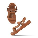 YOHO EVA Sandals for Women | EVA sole | Comfortable cushioned sole with TPR base | Lightweight | Soft skin friendly straps | Adjustable straps | Velcro closure | Vibrant colour options