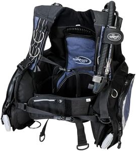 SAEKODIVE Tornado BCD Jacket for Scuba Diving - High Lift Capacity, Nylon 1000D Denier Cordura, Integrated Quick-Release Weight Pockets and Accessories (XL)