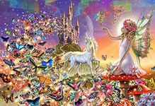 Vermont Christmas Company Fairyland Jigsaw Puzzle 100 Piece, Large Pieces Perfect for Kids and Seniors