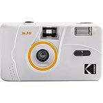 Kodak M38 35mm Film Camera - Focus Free, Powerful Built-in Flash, Easy to Use (Clouds White)