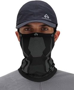 Pioneer Camp Men's Winter Neck Gaiter Warmer Gator Windproof with Ear Loops Seamless Face Mask for Ski Snowboard Cold Weather