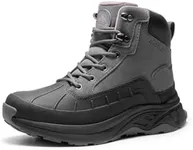 NORTIV 8 Women's Waterproof Hiking Boots Lightweight Outdoor Trekking Camping Trail Work Boots Duck Boots Size 10 W US SNHB2312W, Dark Grey