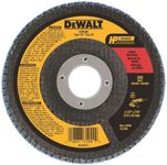 DEWALT Flap Disc, Zirconia, 4-1/2-Inches x 7/8-Inches, 60-Grit (DW8308)