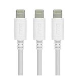 RND Apple Certified Lightning USB 6ft Cable (3-Pack) for iPhone (Xs, XS Max, XR, X, 8, 8 Plus, 7, 7 Plus, 6, 6 Plus, 6S, 6S Plus) iPad (Pro, Air, Mini) and iPod (6 feet/White)