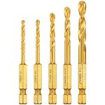 DEWALT Impact Ready Titanium Nitride Coated Drill Bit Set, 5pc (DD5155)