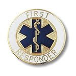 Prestige Medical Emblem Pin, First Responder