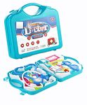 M2K HUB® Doctor Play Set with Foldable Suitcase Set Toy Game Kit, Pretend Play Medical Accessories Toy Set for Kids boy and Girls ( Multicolor )