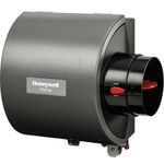 Honeywell HE205A1000/U Whole-Home Bypass Humidifier, 17 gal/Day Capacity, Gray