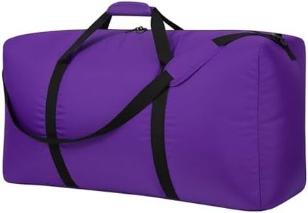 iFARADAY 105L Extra Large Duffel Bag, 32.5 inch Travel Duffel Bag lightweight Luggage Bag-Purple