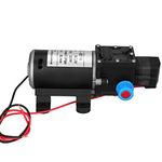 lyrlody Water Pump,12V 100W 160Psi High Pressure Water Pump Automatic Diaphragm Self Priming Water Pump Electric Pump for Car Washing Machine Boat,18.3 x 4.7 x 4.8cm