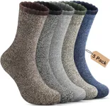 Annsuki 5 Pack Mens Merino Wool Soc