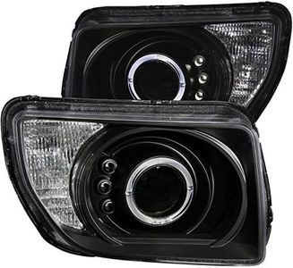 Anzo USA 121432 Black Halo Projector Headlight with Clear Lens