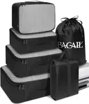 BAGAIL 6 Set Packing Cubes Luggage