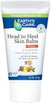 Earth’s Care Head to Heel Skin Balm - Unscented Skin Care for Dry Skin - Unscented Dry Skin Care Balm - 2.5 OZ