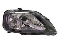 AUTO MOTO Heavy Quality Depon Head-light Unit, Without Bulb for Mahindra Logan, Black (Right Driver Side)