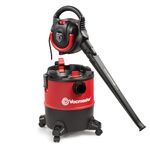 Vacmaster VBVB611PF 1101 6 Gallon 5 Peak HP Wet Dry Shop Vacuum 1-1/4 Inch Hose Powerful Suction with Detachable Blower