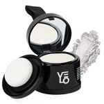 VELO Hairline Powder - Root Touch Up, Instant Grey Coverage, Hair Color Powder for Women & Men, Root powder cover up, Hair Fibers, Thinning Hair, Stain-Proof 48 Hours (WHITE)