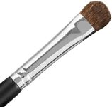 Pro Shader Eyeshadow Brush - Beauty Junkees pro All Over Short Flat Shader Eye Shadow Brush for Lid, Dense Rounded Bristles to Pack and Blend Powder Cream Eye Shadow on Eyelid and Crease