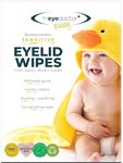 The Eye Doctor Sensitive Baby Eyelid Wipes - 40x Safe Sterile Eye Wipes for Gentle Daily Baby Care - Preservative, Detergent & Fragrance Free - Individually Wrapped