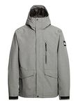 QUIKSILVER Mission Solid - Snow Jacket for Men Snow Jacket - Heather Grey, Large