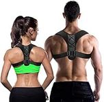 HADSOMUN® Back Straightener, Posture Trainer for Posture Correction - Back Strap and Relief from Neck, Shoulder and Upper Back Pain for Men and Women