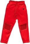 Zenulove Viscose Baby Pants with Knee Pads, Soft Toddler Pants for Boys & Girls, Baby Boy Pants & Baby Girl Pants 2T-5T, Red, 2 Years