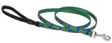 Lupine 1/2-Inch Tail Feathers 6-Feet Dog Leash