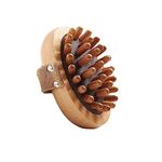 Grospe Handheld Wooden Massager Body Brush,Massager Air Cushion Meridian Brush Through Meridian Tapping Device Bamboo Massage Brush Reduces Cellulite and Relieves Tense Muscles