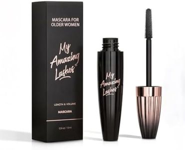 Mascara For Older Women, My Amazing Lashes Mascara black, Volume and Length, Natural Lengthening and Thick, Smudge-Proof,No Clumping, Instantly Create The Look of Lash Extensions
