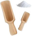 Harewu 2Pcs Wooden Spoons,1 Large a