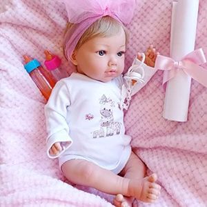 MARÍA JESÚS Bebe Reborn Silicona - Muñecas Reborn de 2kg y Efecto caída Cabeza Bebe de Silicona en Vinilo Hecho en España