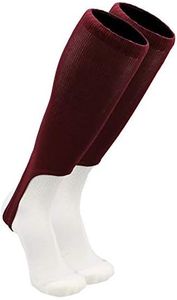 TCK Solid Colored Baseball Stirrups Pattern A (Maroon, Large)