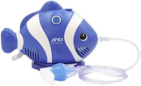A&D Medical Nebuliser Machine for Children Compressor Nebulizer Compact Inhaler UN-019 with Portable Design and Carry Case