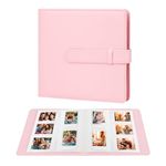 360 Pocket Photo Album for Fujifilm Instax Mini 12 11 9 8+ 8 90 40 EVO Instant Camera, for Polaroid Snap/PIC-300/Z2300/SocialMatic Instant & Zip Printers(Pink)