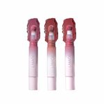 LAMIOR Blurry Fudgy Lip Tint - Combo of 3, Shade - Winter Delight | Ultra Velvety Matte | Transfer Proof & Hydrating Formula | Long-Lasting Lip Tint with Cushion Applicator | Vegan & Cruelty-Free