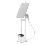 Rowenta IXEO, Steamer for Clothes with Ironing Board 65 Inches 45 Second Heatup, 1 Liter Capacity 1500 Watts Ironing, Portable, Fabric Steamer, Garment Steamer, Adjustable,White