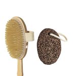 Rustic Rituals Combo Pack of 2-in-1 Dry Skin Body Brush and Callus Remover for Feet & Hands.