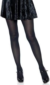 Leg Avenue Women's Nylon Tights, Black, One Size