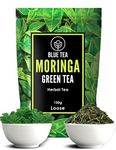 BLUE TEA - Moringa Green Tea 100gm-50 Cups || Diwali Gifts || IMMUNITY BOOSTER || Anti-Oxidant Rich - Hebal Tea - Vegan - Non- GMO - Whole Leaf - 100% Natural | Premium Zipper Pack