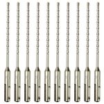 FF ERA 10-Pack SDS Plus 5/32" x 6" Rotary Hammer Drill Bits, Carbide Tipped for Brick, Stone and Concrete