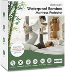 Phantoscope Waterproof Mattress Protector - Noiseless Bamboo Mattress Cover Soft & Breathable Fitted 18'' Deep Pocket…