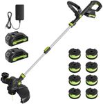 20V Cordless String Trimmer, Two 2.